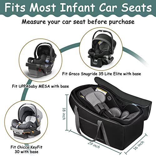 Imagem de SCTEL Car Seat Travel Bag Fit Graco SnugRide 35 Lite e B