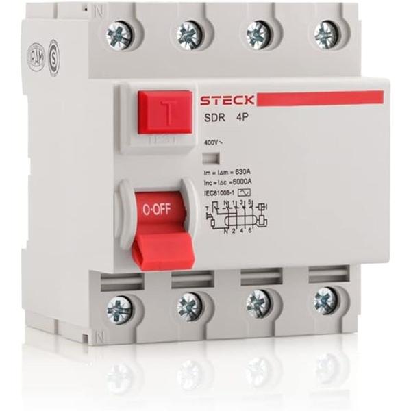 Imagem de SDR42530 Interruptor Dr 4P 25A 30MA Steck