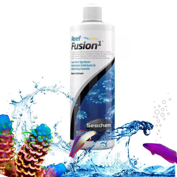 Imagem de Seachem Reef Fusion 1 500ml Cálcio Iônico Aquário De Coral