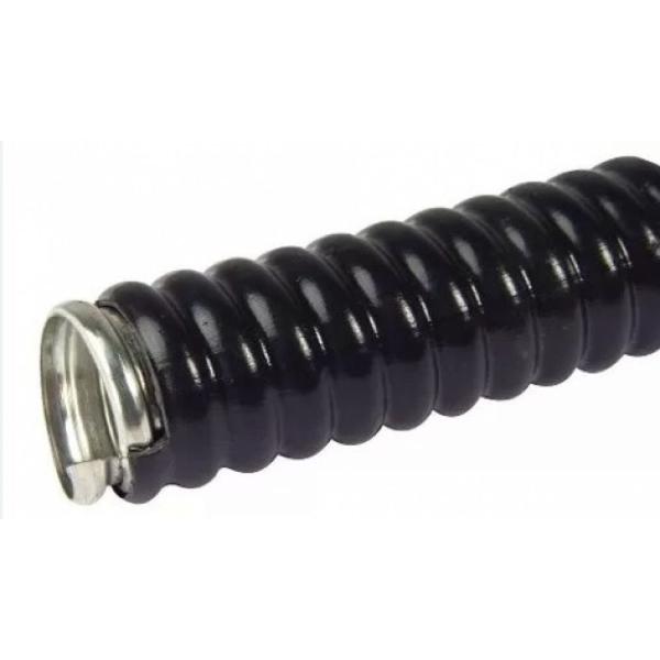 Sealtubo metálico flexivel emborrachado 1/2 preto 1 metro - INDEL Imagem de Sealtubo metálico flexivel emborrachado 1/2 preto 1 metro