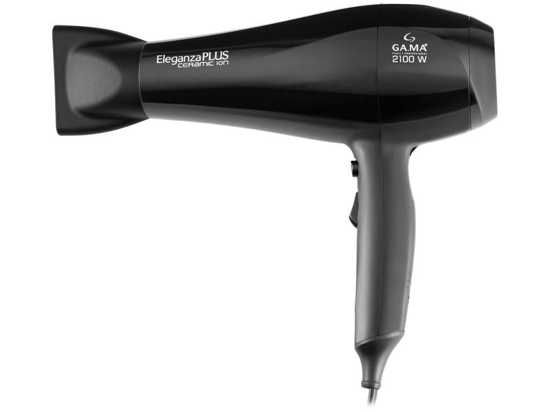 Secador de Cabelo GAMA ITALY Ceramic Íon Preto - 2100W 2 Velocidades Professional Eleganza... Secador de Cabelo GAMA ITALY Ceramic Íon Preto - 2100W 2 Velocidades Professional Eleganza...
