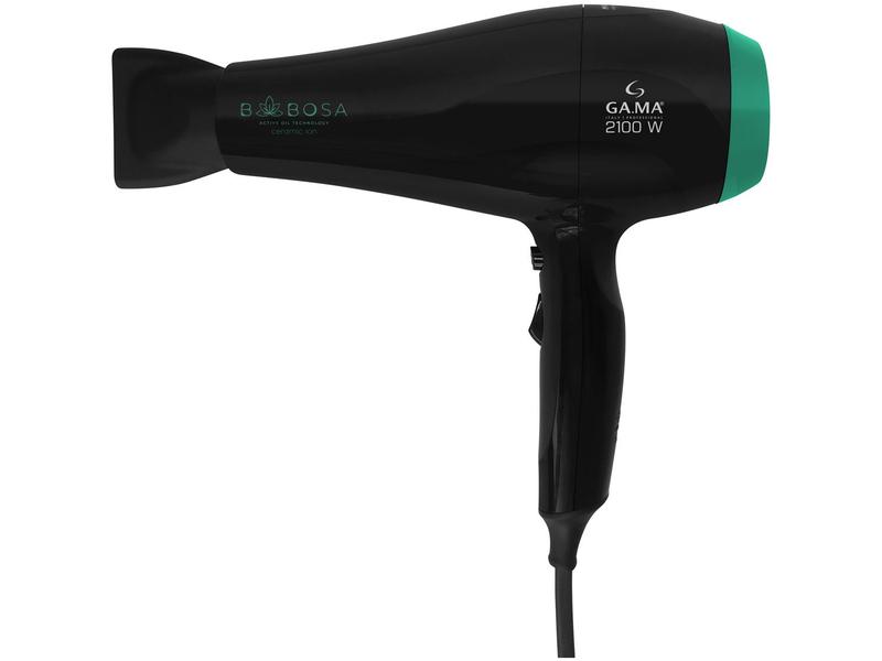 Secador de Cabelo GAMA ITALY Ceramic Íon Preto - e Verde 2100W 2 Velocidades Professional ... Secador de Cabelo GAMA ITALY Ceramic Íon Preto - e Verde 2100W 2 Velocidades Professional ...