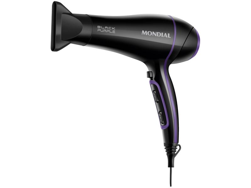 Secador de Cabelo Mondial Black Purple SCN-01 Secador de Cabelo Mondial Black Purple SCN-01