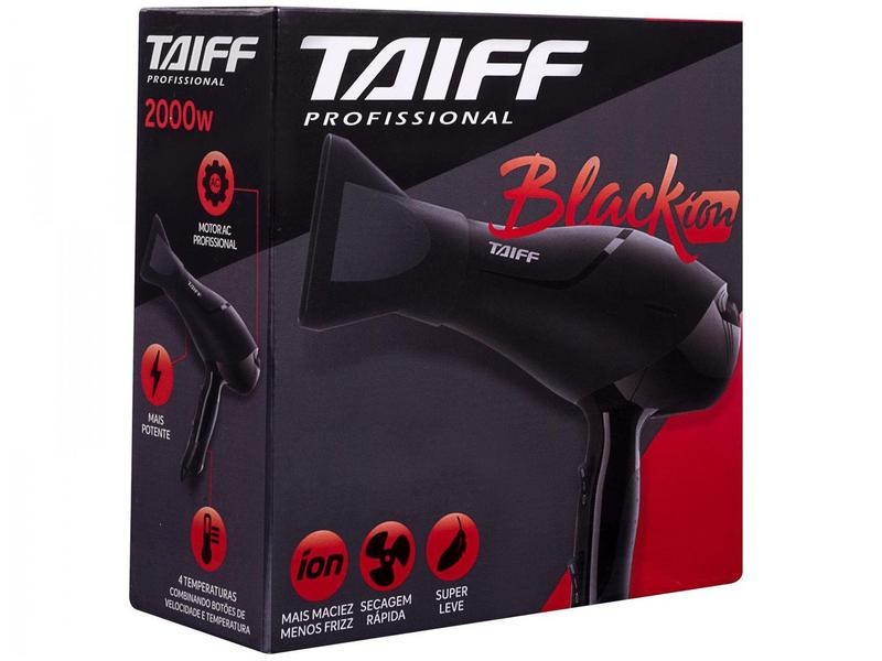 Imagem de Secador de Cabelo Taiff Black Ion 2000W