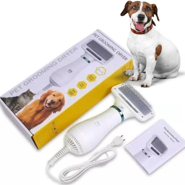 Imagem de Secador De Pelo DS Escova Pente Pet Tosa Profissional Portátil 110V ótimo para grooming