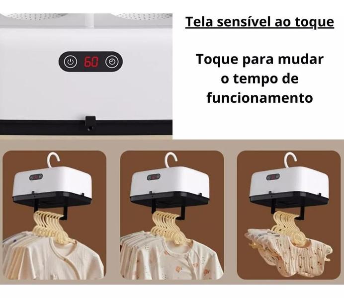 Imagem de Secador de roupa portátil inteligente, Lavandaria Secador,