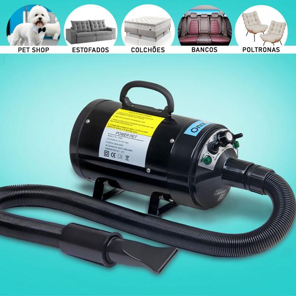 Imagem de Secador e Soprador Onix Power 110v - 2400w para Pet Shop, Banho e Tosa