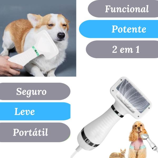 Imagem de Secador Pet com Pente e Controle de Temperatura - Bivolt - Original