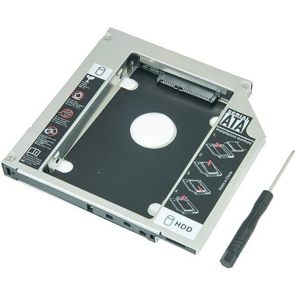 Imagem de Second hdd caddy case hd p/ notebook 9,55mm -hdca-s095