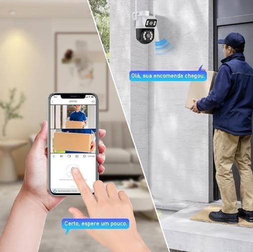 Imagem de Segurança Garantida Em Alta Resolução: Câmera Segurança Wifi