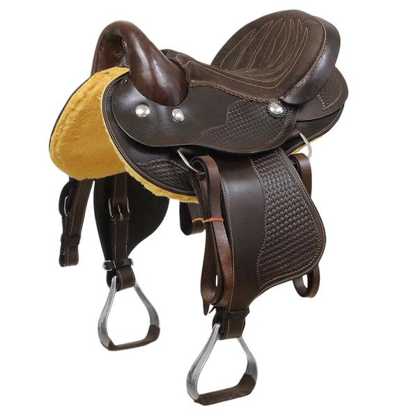 Imagem de Sela Australiana Marrom 15" Bronc-Steel 37563