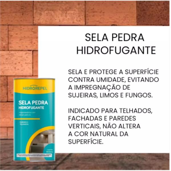 Imagem de Sela Pedras 900ml Impermeabiliza Hidrofugante Hidrorepel