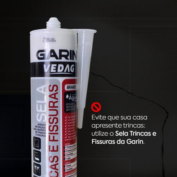 Imagem de Selante para trinca cartucho 450gr garin branco