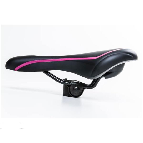 Imagem de Selim Bicicleta 280x170mm Premium RVS Com Carrinho Preto e Rosa Selle Royal