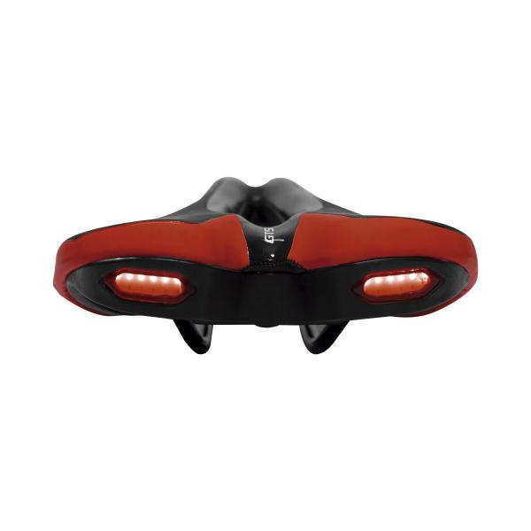 Imagem de Selim Kit MTB GTS Prime LED + Manopla HY-230 Preto Vermelho