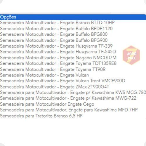 Semeadeira 1 Linha Para Motocultivador Até 10hp - Knapik Imagem de Semeadeira 1 Linha Para Motocultivador Até 10hp