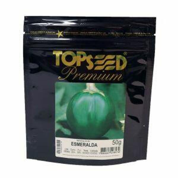 Imagem de Semente de jiló esmeralda topseed sementes premium 50g