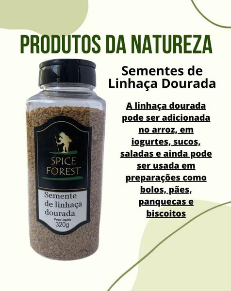 Imagem de Semente de Linhaça Dourada 320g - Spice Forest