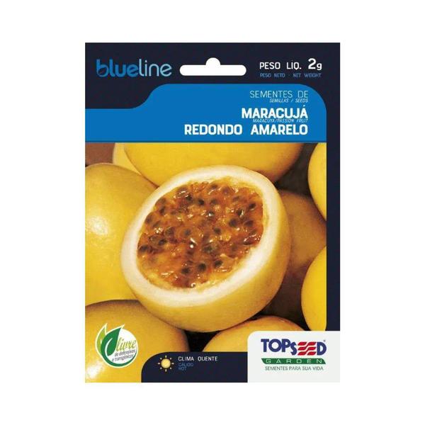 Semente de Maracujá Redondo Amarelo 2g TOPSEED Imagem de Semente de Maracujá Redondo Amarelo 2g TOPSEED