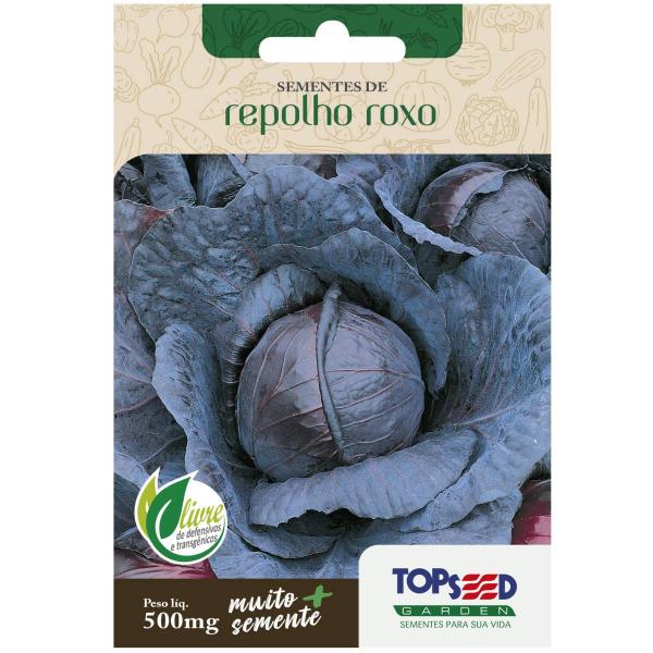 Imagem de Sementes de Repolho Roxo TOPSEED