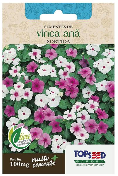 Imagem de Sementes Vinca Anã Sortida TOPSEED