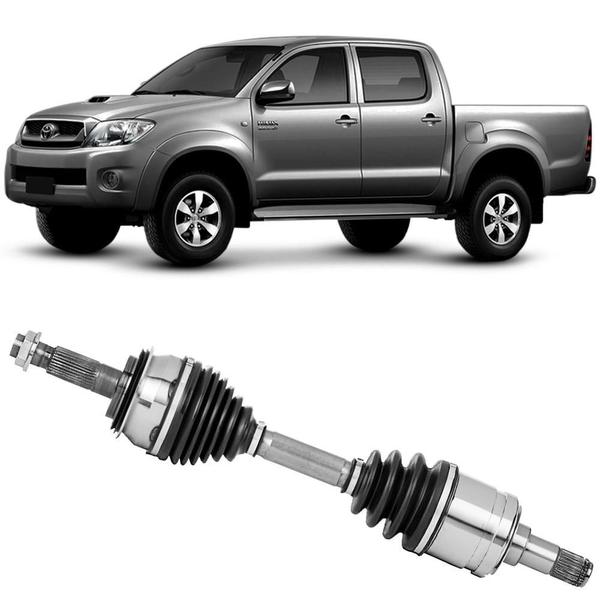 Imagem de Semi Eixo Homocinético Hilux 2.5 3.0 2005 a 2016 Dianteiro Motorista Passageiro 30 Estrias Nakata N