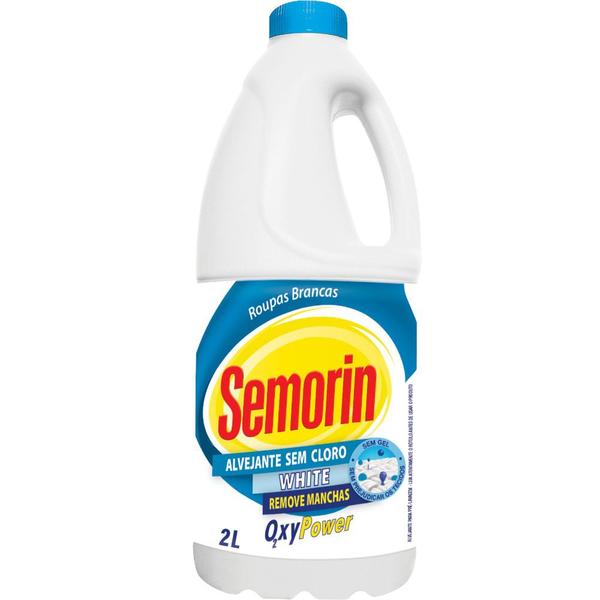 Semorin alvejante sem cloro white 2l Imagem de Semorin alvejante sem cloro white 2l