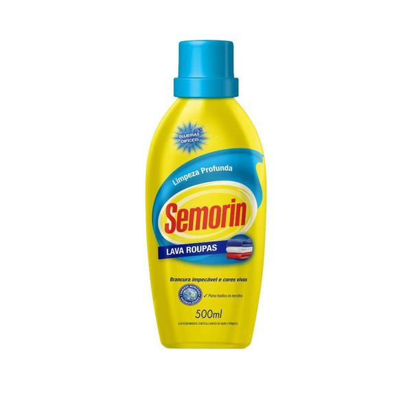 Semorin lava roupas liquido tradicional 500ml Imagem de Semorin lava roupas liquido tradicional 500ml