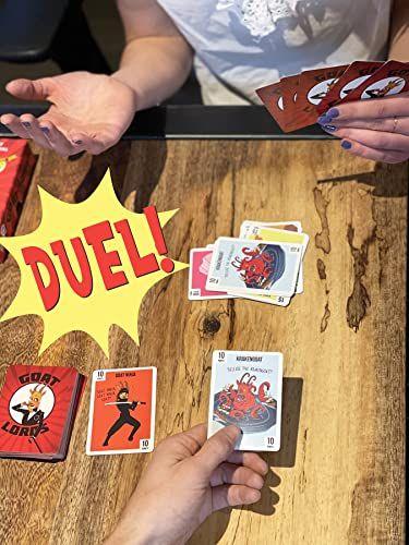 Imagem de Senhores de Cabra - Hilário, Viciante e Competitivo Jogo de Cartas com Cabras! - Melhores Jogos de Tabuleiro familiar para Adultos, Noite de Jogos em Família, Crianças 8-12, Jogos de Cartas para Adultos, Adolescentes - Estocagem de Recheios para Adoles