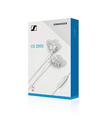 Imagem de Sennheiser CX 300S em fone de ouvido com um botão inteligente remoto - Branco