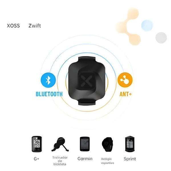 Imagem de Sensor de Cadência e Velocidade Bluetooth ANT+ à Prova d'Água para Ciclocomputador