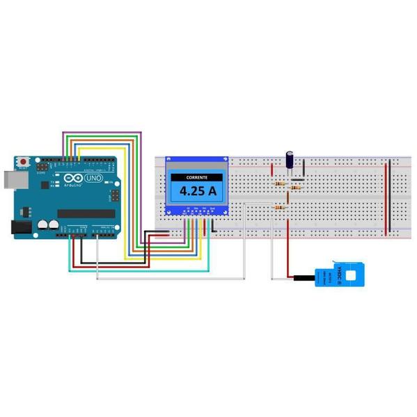 Imagem de Sensor De Corrente Sct013 Não Invasivo 100A 1V