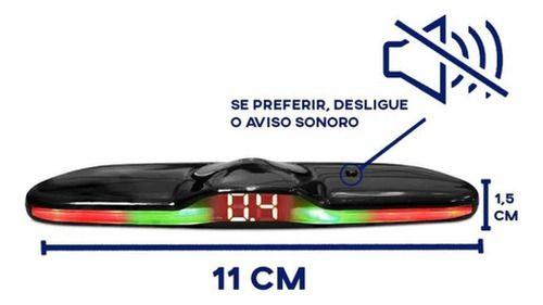 Imagem de Sensor De Estacionamento Kx3 Universal 4 Sensores Prata