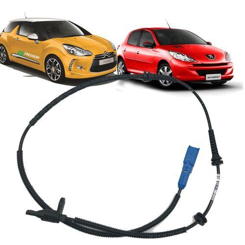 Imagem de Sensor de freio abs peugeot 207 208 citroen c3 ds3 2009 á 2017 dianteiro direito/esquerdo