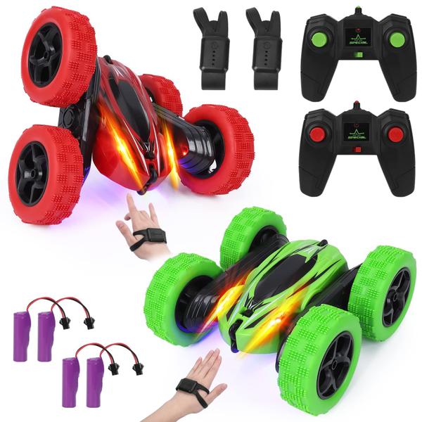 Imagem de Sensor de gestos RC Stunt Car Geefia Watch 4WD com rotação de 360