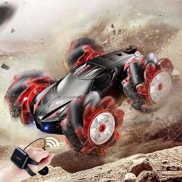 Imagem de Sensor de gestos RC Stunt Car Jovow 4WD de 2,4 GHz com luz vermelha