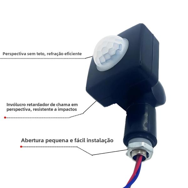 Imagem de Sensor De Movimento Ip65 Ajustável, Interruptor Pir, Luz De Inundação Led Ultrafina, À Prova D'água,