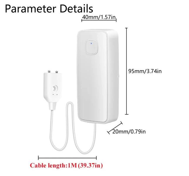 Imagem de Sensor de nível de água e vazamento Tuya / Smartlife