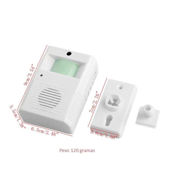 Imagem de Sensor De Presença Campainha Anunciador Sem Fio - Ed-08