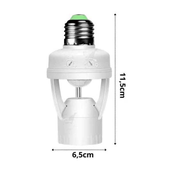 Imagem de Sensor de Presença Com Fotocélula Para Lâmpada Soquete E27