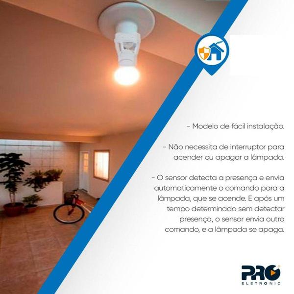 Imagem de Sensor de Presença Com Soquete - PQSSS-0360 - Proeletronic