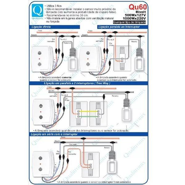 Imagem de Sensor De Presença Interruptor Ultrasônico Qu60 Qualitronix