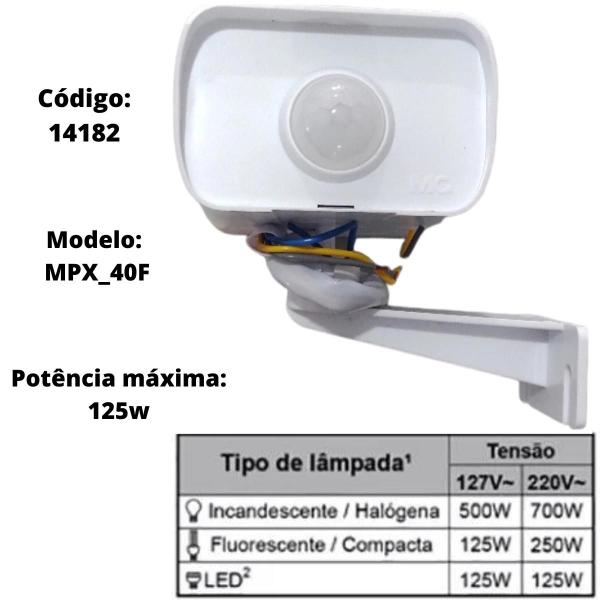 Sensor de Presença Movimento Para Luz Lampada Externo Bivolt - Margirius Imagem de Sensor de Presença Movimento Para Luz Lampada Externo Bivolt
