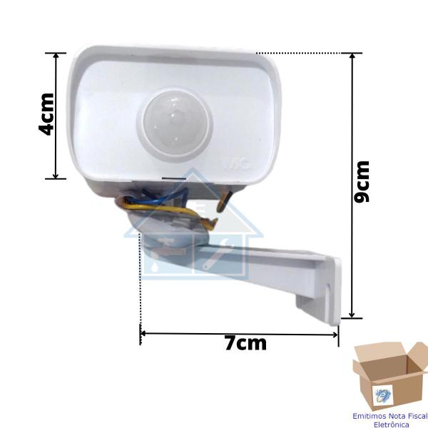 Sensor de Presença Movimento Para Luz Lampada Externo Bivolt - Margirius Imagem de Sensor de Presença Movimento Para Luz Lampada Externo Bivolt