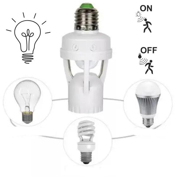 Imagem de Sensor de Presença Soquete  com Fotocélula e Controle de Movimento Automático