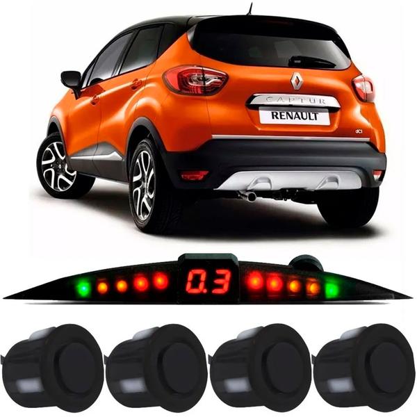 Imagem de Sensor De Ré Estacionamento Renault Captur Visor Slim De Led