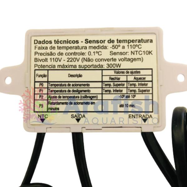 Imagem de Sensor De Temperatura Digital Zanclus Para Termostato - Bivolt