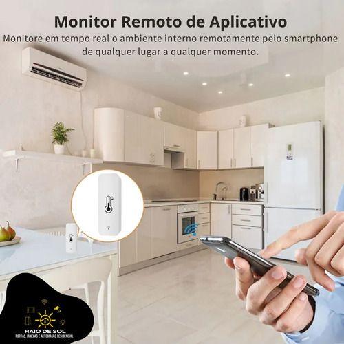 Imagem de Sensor De Temperatura E  Umidade  Inteligente Wifi  Alexa