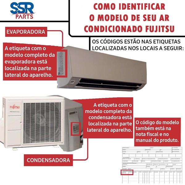 Imagem de Sensor de temperatura ptm-m51g-f5-1 da condensadora ar condicionado fujitsu - 9900924010