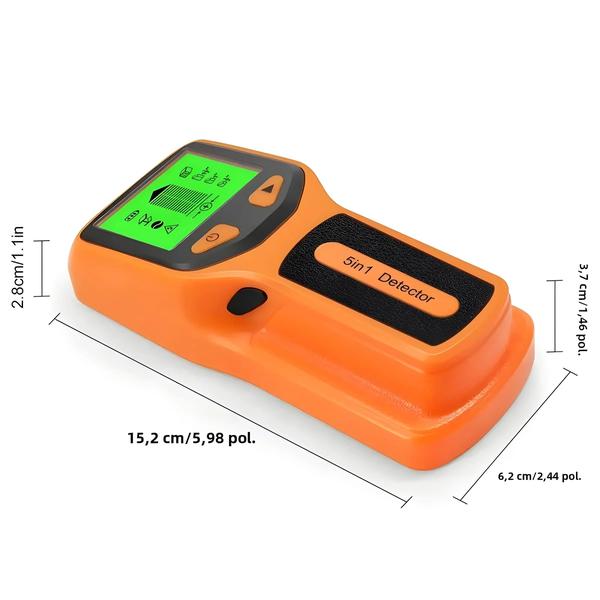 Imagem de Sensor Detector De Parafuso Eletrônico Portátil ZEXEF 5 Em 1 Com Scanner De Parede Com Display LCD